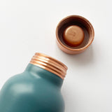 純銅製 緑の水筒 900ml